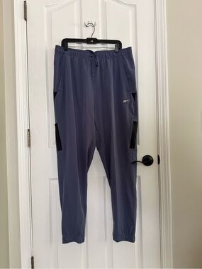 Reebok Slate Blue Athletic Track Pants - EUC - SzXL.